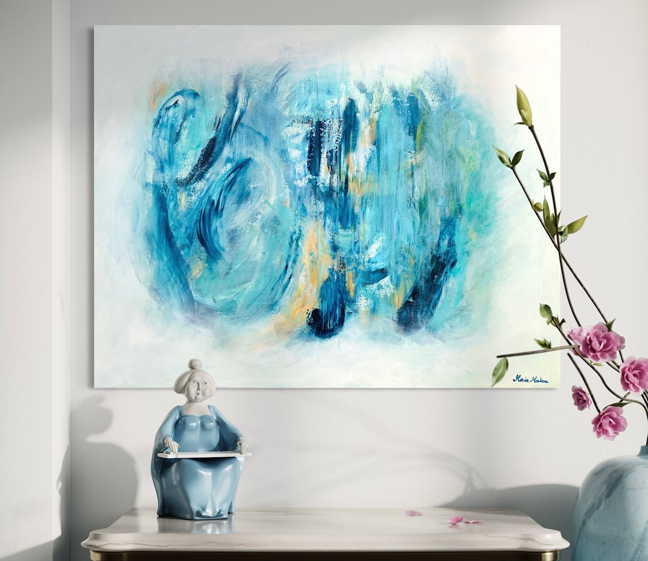 Emerging - Acrylic on canvas 90 x 70