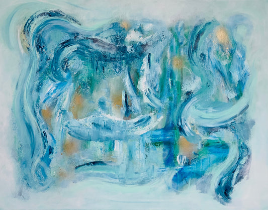 Waves of Innocence - Acrylic on Canvas 90 x 70