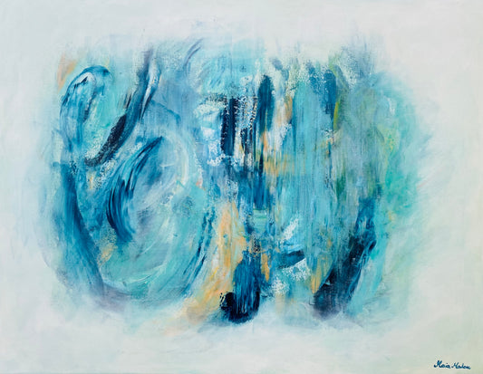 Emerging - Acrylic on canvas 90 x 70